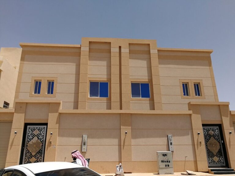 واجهة فيلا بعد أعمال الدهان